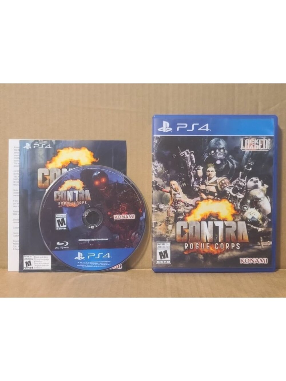 CONTRA Rogue Corps (PS4, PlayStation 4)
